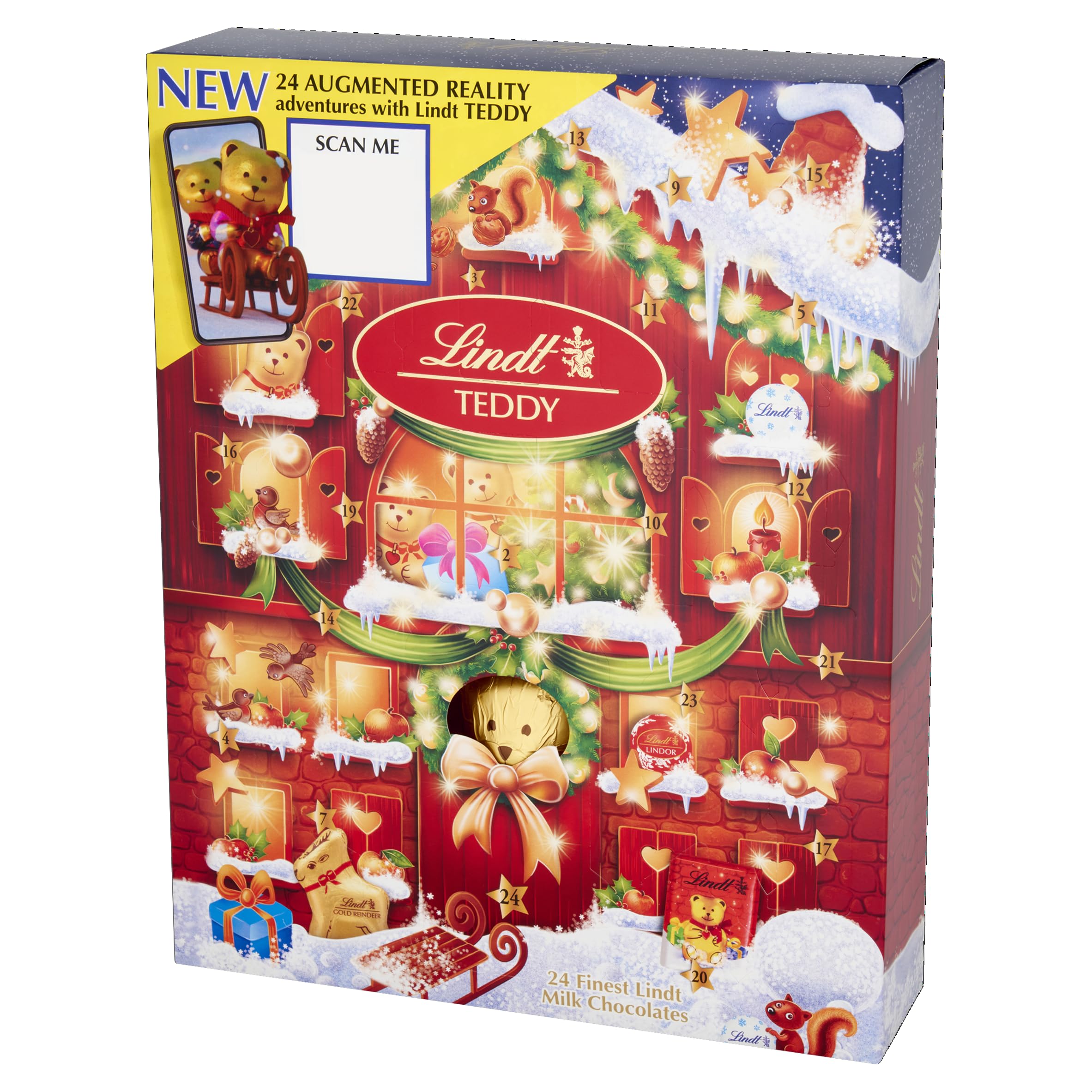 公式限定レア】超特大アドベントカレンダー＆限定グッズ 30点以上福袋一式 Amazon.co.jp: Lindt Bear Advent Calendar 250g リンツ くまさん